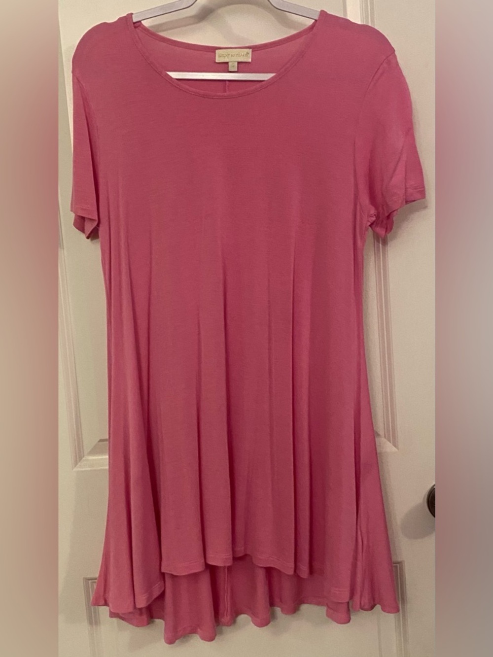 Simply Southern T-shirt Dress Sz S Pink Oversized
